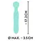 Orion - Cuties Mini Vibrator Green - Вібратор, 17.2х3.5 см