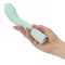 Pillow Talk - Sassy Teal - Роскошный вибратор с кристаллом Сваровски для точки G,12.8х3.8 см. (голубой)