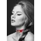 Bijoux Pour Toi Fetish Red - чокер с кольцом для поводка (красный)