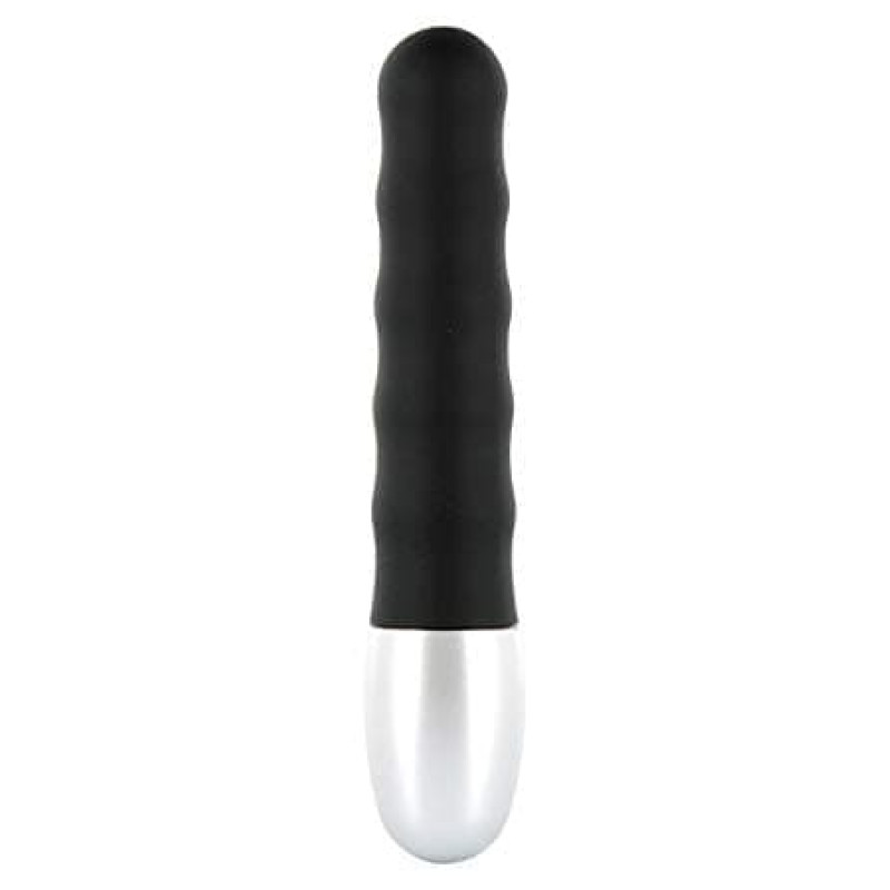 Seven CreationsDiscretion Ribbed Vibrator - Мини-вибратор, 11х2 см. (черный)