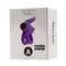 Adrien Lastic Bullet Lastic Ring - виброкольцо с язычком, 7х2.5 см (фиолетовый)