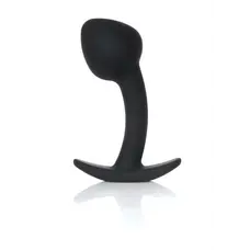 Анальна пробка Boys of Toys Silicone Black Curved Plug - розмір М