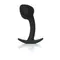 Анальна пробка Boys of Toys Silicone Black Curved Plug - розмір М