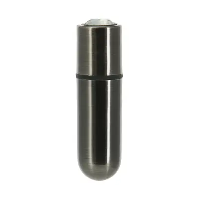 PowerBullet - First-Class Bullet 2.5" with Key Chain Pouch - Вібропуля (сіра)