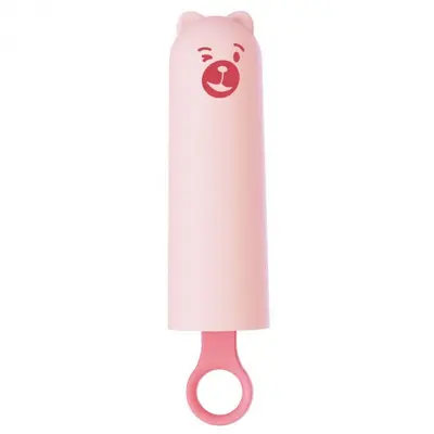 CuteVibe Teddy Pink (Black Dildo) - Реалистичный вибратор под видом мороженого