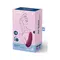 Satisfyer Curvy 1 + Вакуумно-хвильовий стимулятор з можливістю управління через додаток, 13.5х4.3 см (червоний)
