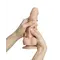 Strap-On-Me Sliding Skin Realistic Dildo - Фаллоимитатор, 14.2 х 4.1 см, (L) (телесный)