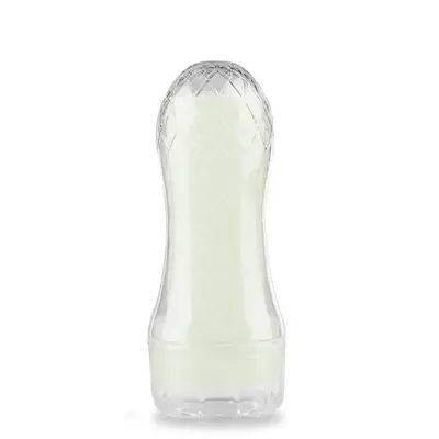 LoveToy Lumino Play Masturbator Crystal Pocketed - мастурбатор, що світиться у темряві, 20.5х8 см (прозорий)