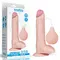 LoveToy Squirt Extreme Dildo Flesh 10'' - Великий кінчаючий фалос, 25.4х4.8 см