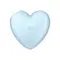 Satisfyer Cutie Heart Blue - Вакуумний стимулятор у вигляді серця, 7.7х7.5 см (блакитний)