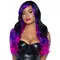 Leg Avenue-Allure Multi Color Wig Black/Purple - Двухцветный парик, розово-фиолетовый