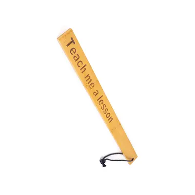 Fetish Tentation Paddle Teach me a lesson Bamboo - Шлёпалка