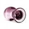 Gildo Pink Glass Buttplug No. 27 рожевий анальний затор зі скла, 8.5х4.3 см