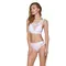 Passion PS002 Panties - Трусики с прозрачной вставкой, M (белые)