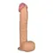 LoveToy Legendary King Sized Realistic Dildo 12" - Реалістичний фалос-гігант, 33х5.5 см
