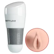 LyBaile Pretty Love Kitty Super Stroker мастурбатор вагина, 20.5х8.4 см (телесный)