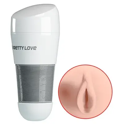 LyBaile Pretty Love Kitty Super Stroker мастурбатор вагіна, 20.5х8.4 см (тілесний)