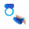 Toy Joy Flexible Ring & Finger Vibe - эрекционное кольцо и насадка на палец 2 в 1, 7х3.5 см (синий)