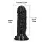 Фалоімітатор з ароматом лакриці - Toyz4lovers Delicious Dildo Liquorice, 15 см