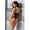Passion Exclusive - Hagar Body - Боді монокіні, XXL/XXXL (чорний)