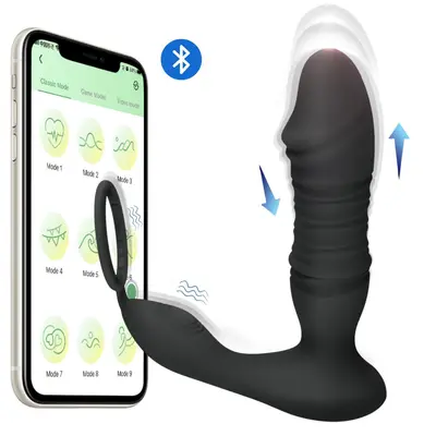 Масажер простати зі смарт управлінням Erospace Men’s Play Thrusting Prostate Massager