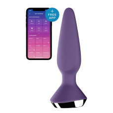 Satisfyer Plug-ilicious 1 - Анальная смарт-пробка, 14х3 см, (фиолетовая)