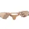 The Ultra Soft Double 6.25" - Насадка для подвійного проникнення, 14.7 см (тілесний)