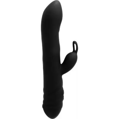 Adrien Lastic Twister - Вибратор кролик, 23х4 см (чёрный)