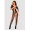 Obsessive Bodystocking F238 black S/M/L - Сексуальний сітчастий боді