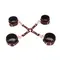 Кожаная крестовина Liebe Seele Wine Red Hogtie