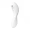 Satisfyer Curvy Trinity 5 - Вакуумний стимулятор з вібрацією, 16.5х4.6 см (білий)