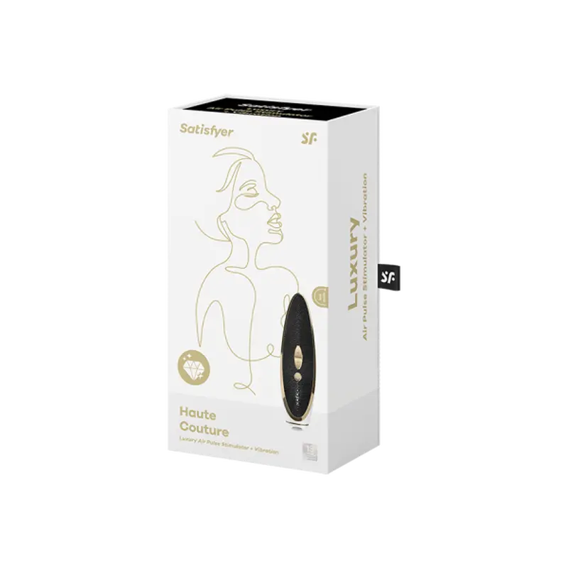 Satisfyer Luxury Haute Couture - Шикарный вакуумный стимулятор клитора, 19.3х5.4 см (чёрный) Satisfyer Luxury Haute Couture - Шикарный вакуумный стимулятор клитора, 19.3х5.4 см (чёрный)