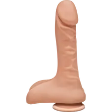Doc Johnson The D - Super D - 9 Inch With Balls - фаллоимитатор, 22.9х6.4 см (телесный)