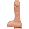 Doc Johnson The D - Super D - 9 Inch With Balls - фаллоимитатор, 22.9х6.4 см (телесный)