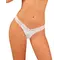 Obsessive Heavenlly thong - эротические кружевные стринги, XL/2XL (белый)