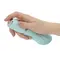 Pillow Talk - Sassy Teal - Роскошный вибратор с кристаллом Сваровски для точки G,12.8х3.8 см. (голубой)