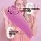 FeelzToys - FemmeGasm Tapping & Tickling Vibrator - Пульсатор для клитора плюс вибратор, 14х5 см., (розовый)