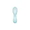 Satisfyer Curvy Trinity 5 - Вакуумний стимулятор з вібрацією, 16.5х4.6 см (блакитний)