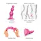Анальна ялинка насадка для страпону Strap-On-Me Dildo Plug Beads, 15,8х4,8 см розмір ХL