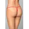 SoftLine G-String 2480 - Трусики-стрінги із серцем, S-L (червоний)