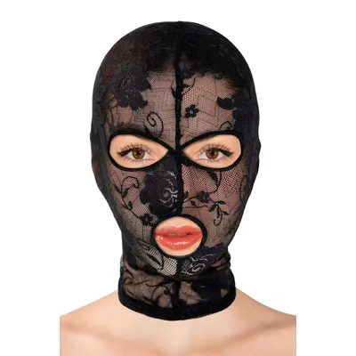 Маска Fetish Tentation Patterned Fishnet Hood