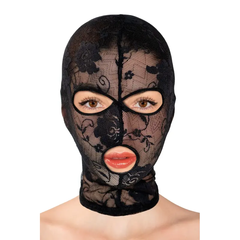 Маска Fetish Tentation Patterned Fishnet Hood