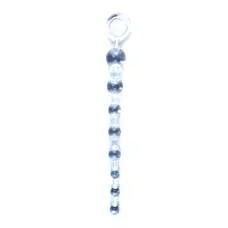 Boss Jelly Anal Beads Clear - анальний ланцюжок, 26х2.8 см (прозорий)