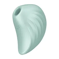 Satisfyer Pearl Diver - Вакуумний кліторальний стимулятор у вигляді мушлі, 9.1х5.1 см (м'ятний)