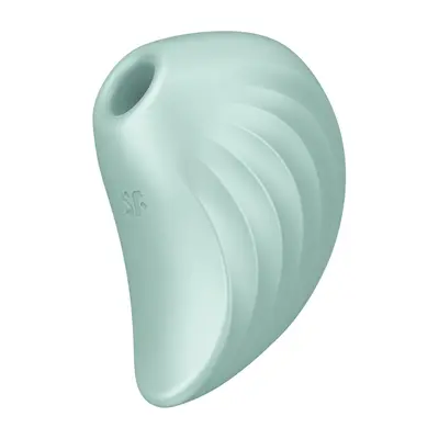 Satisfyer Pearl Diver - Вакуумний кліторальний стимулятор у вигляді мушлі, 9.1х5.1 см (м'ятний)