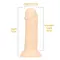 Фалоімітатор з ароматом ванілі - Toyz4lovers Delicious Dildo Vanilla, 15 см