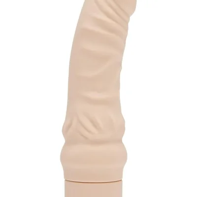 Get Real - Mini Classic G-spot Vibrator - Реалистичный вибратор с венами, 17 см (телесный)