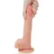 LoveToy Dual-Layered Liquid Silicone Nature Cock Flesh 8,5" - Реалістичний фалос на присосці, 22х3.8 см