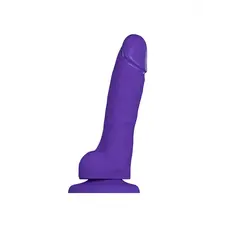 Strap-On-Me Soft Realistic Dildo Violet - L - реалістичний фалоімітатор, 19х4.1 см (фіолетовий)