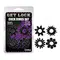 Get Lock Cock Rings Set Black - Набор эрекционных колец 4 шт, 3 см (черный)